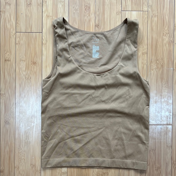 a new day Tops - A New Day Everyday Scoop Neck Tank Top - Tan/Camel